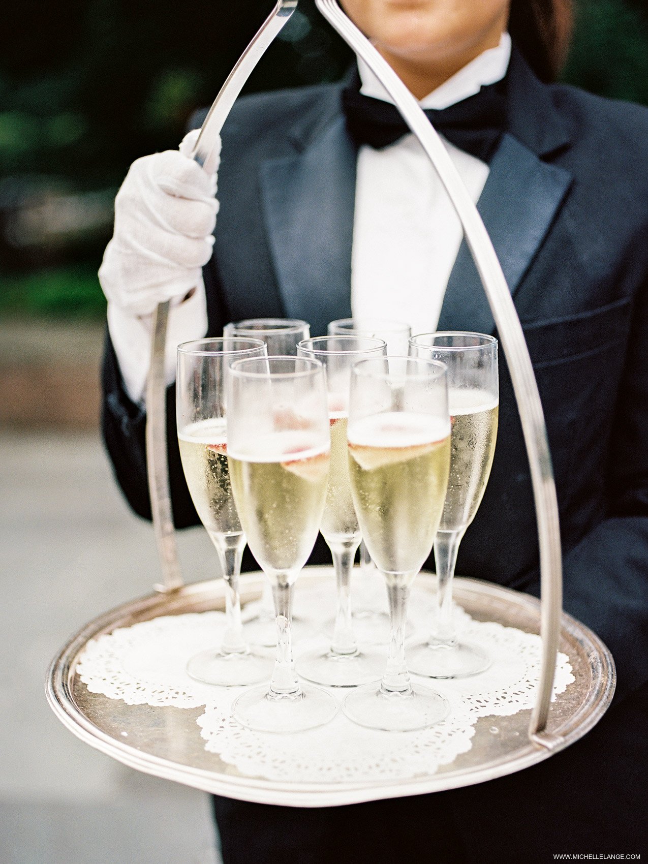 NY Wedding Photographer with Champagne