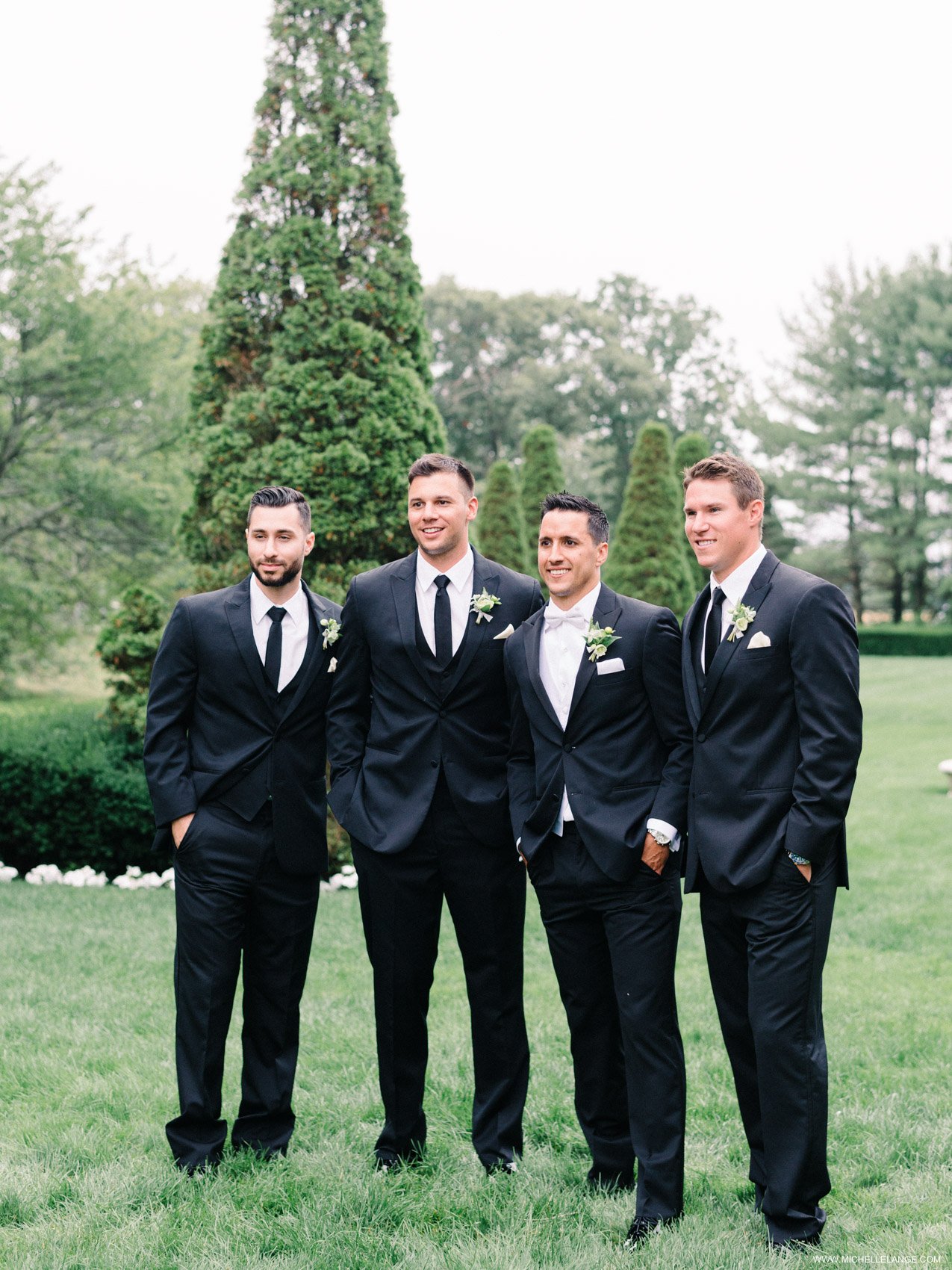 NY Wedding Photographer with Groomsmen at The Carltun