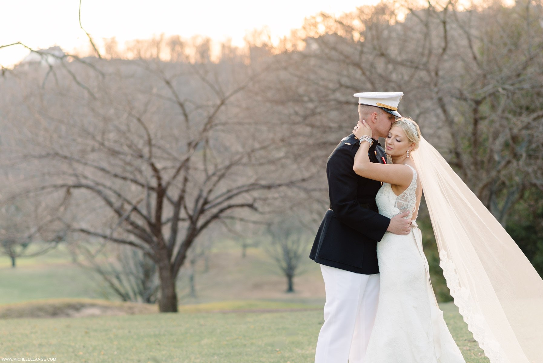 Romantic Pastel Military New Jersey Wedding