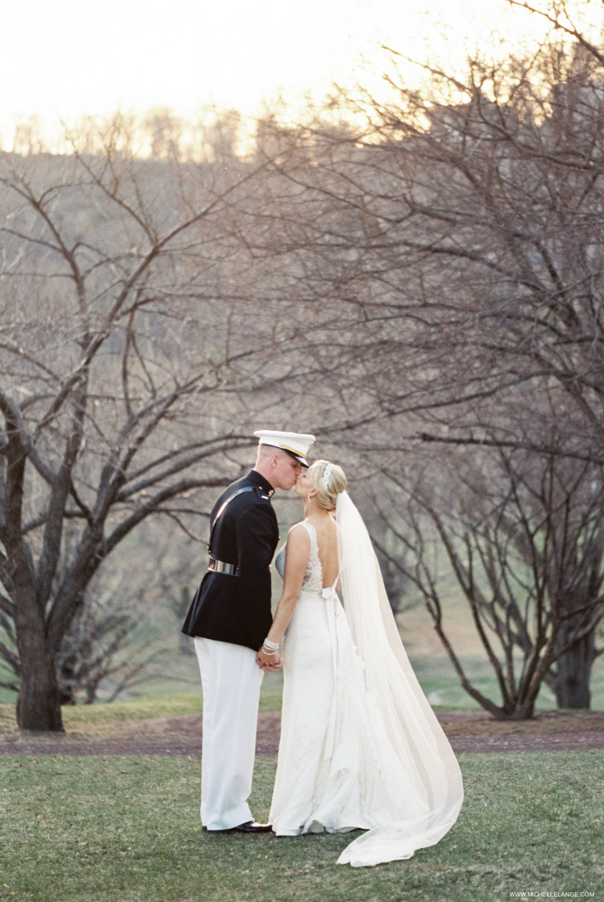 Romantic Pastel Military New Jersey Wedding