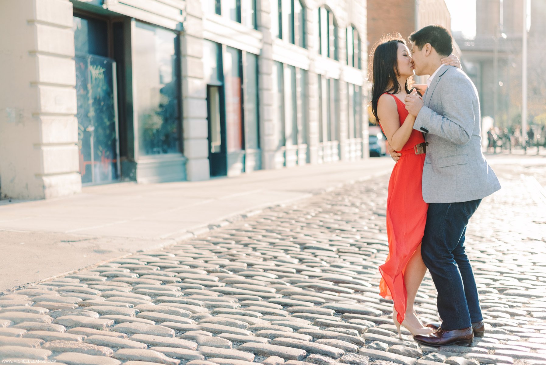 Brooklyn Bridge New York City Engagement Photographer