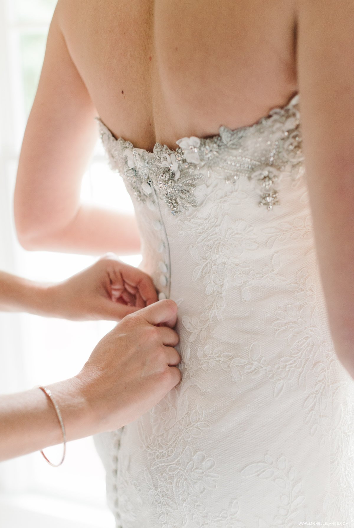 Bride Getting Ready Riverhouse at Rumson Country Club Wedding 