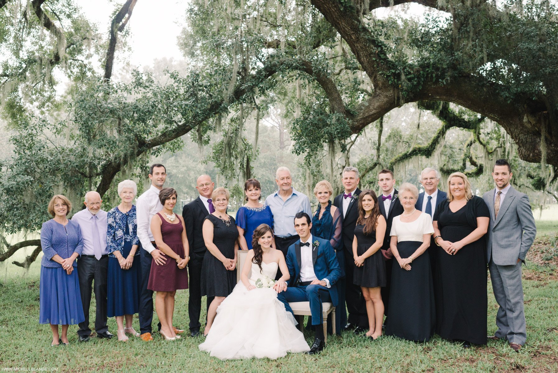 Family Portrait Charleston Runnymede Plantation Wedding