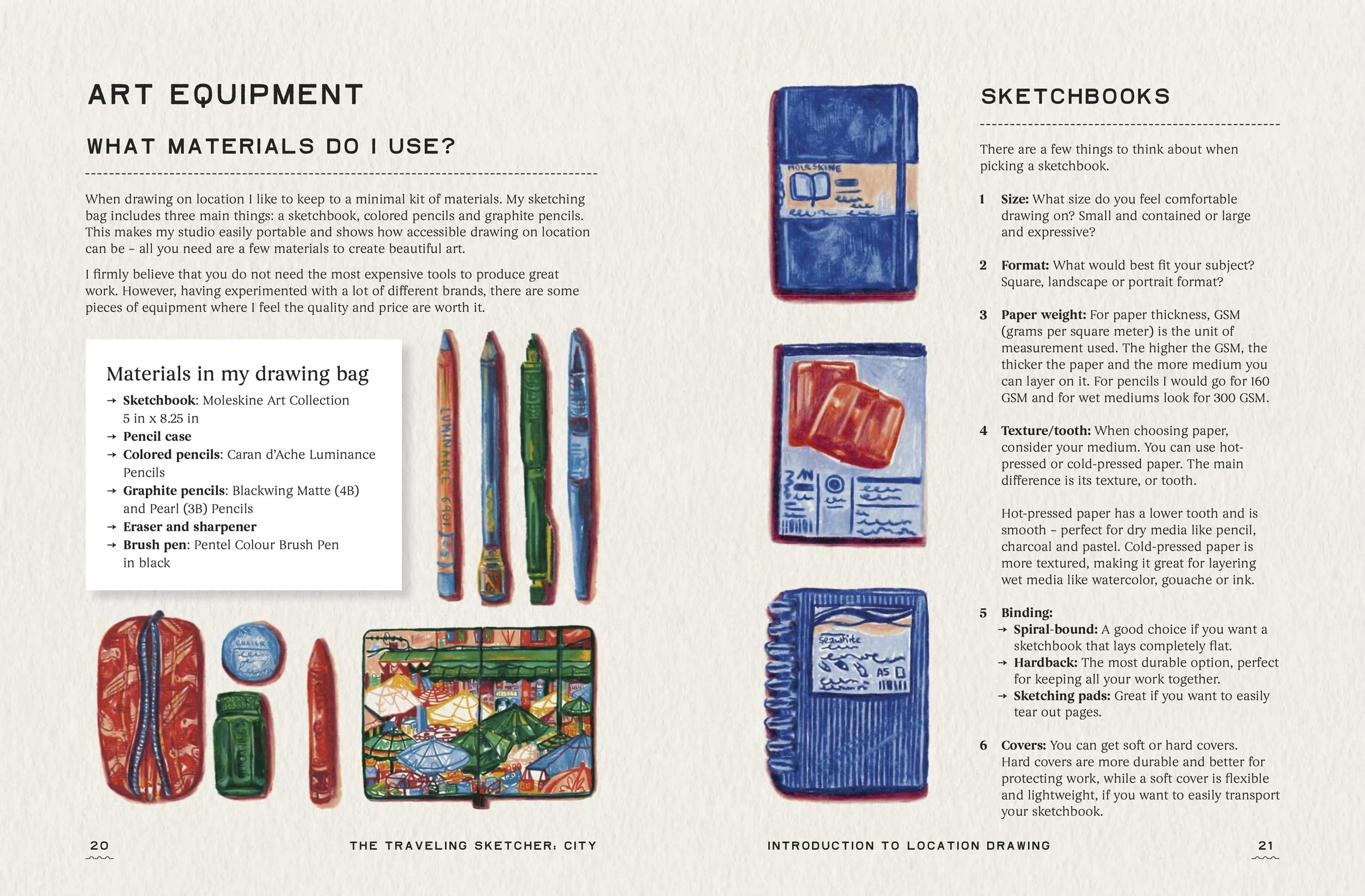 Traveling Sketcher spreads - Art Equipment.jpg
