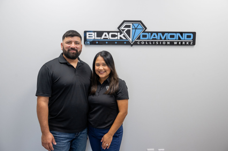 Collision damage repair at Black Diamond in Liberty Hill TX
