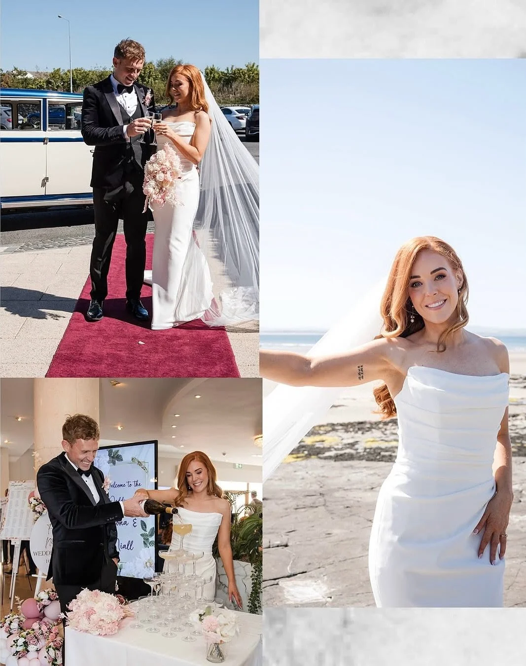 Fiona &amp; Niall 🤍✨ 

Huge congratulations to our gorgeous bride Fiona and her husband Niall! Your wedding day looked so full of love, laughter and the happiest memories.

Fiona, you looked absolutely beautiful in your dress and we&rsquo;re so glad