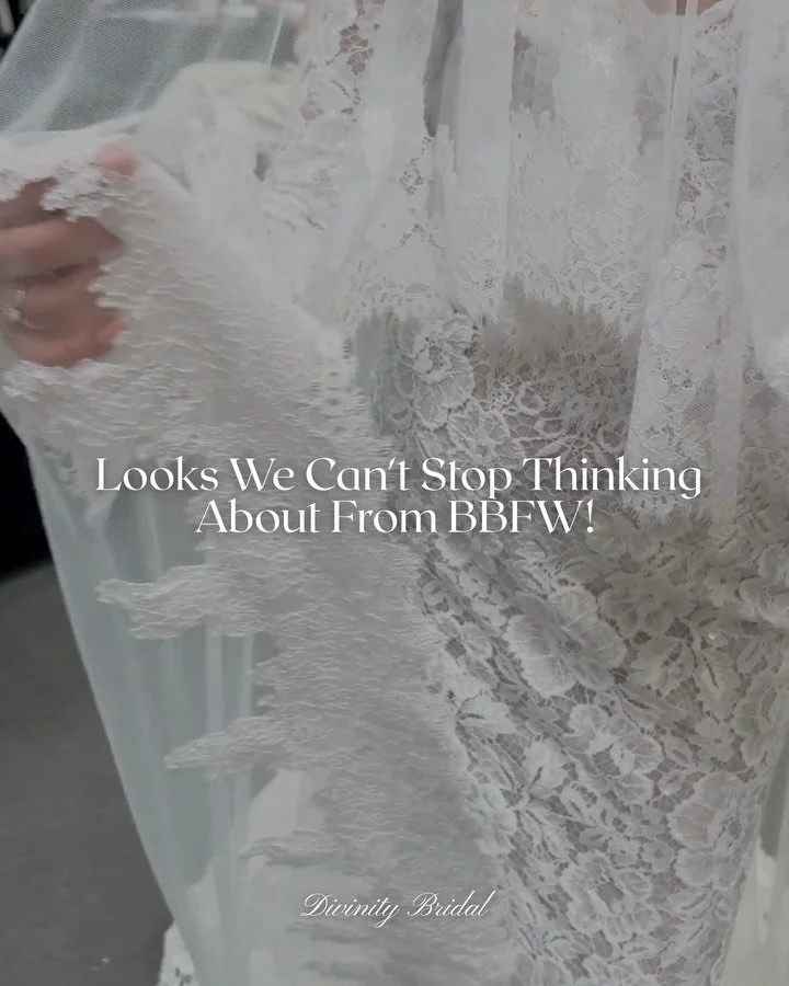 Barcelona Bridal Fashion Week has officially given us SO much to obsess over 🤍✨

From sculpted silhouettes to romantic lace, and statement textures&hellip; the trends coming into bridal are looking so dreamy!!

We&rsquo;re already so excited for wha