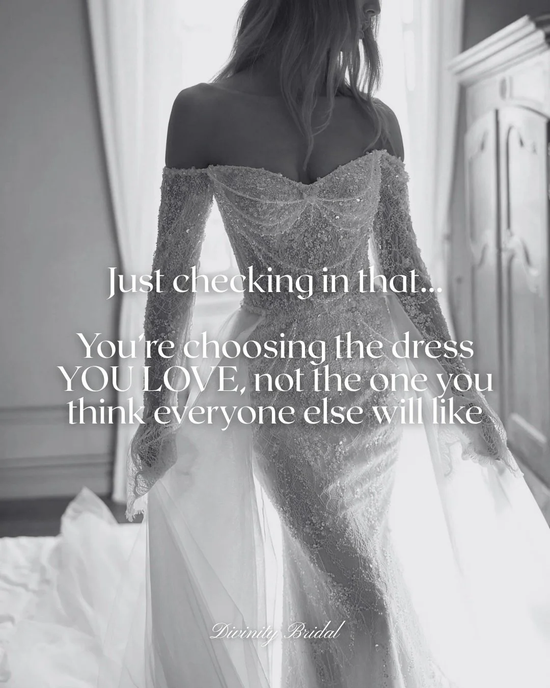 Just checking in, brides 🤍

A little reminder while you&rsquo;re busy planning one of the biggest days of your life&hellip;

You really don&rsquo;t have to please EVERYONE.
At the end of it all, the most important thing is that it feels like YOU and