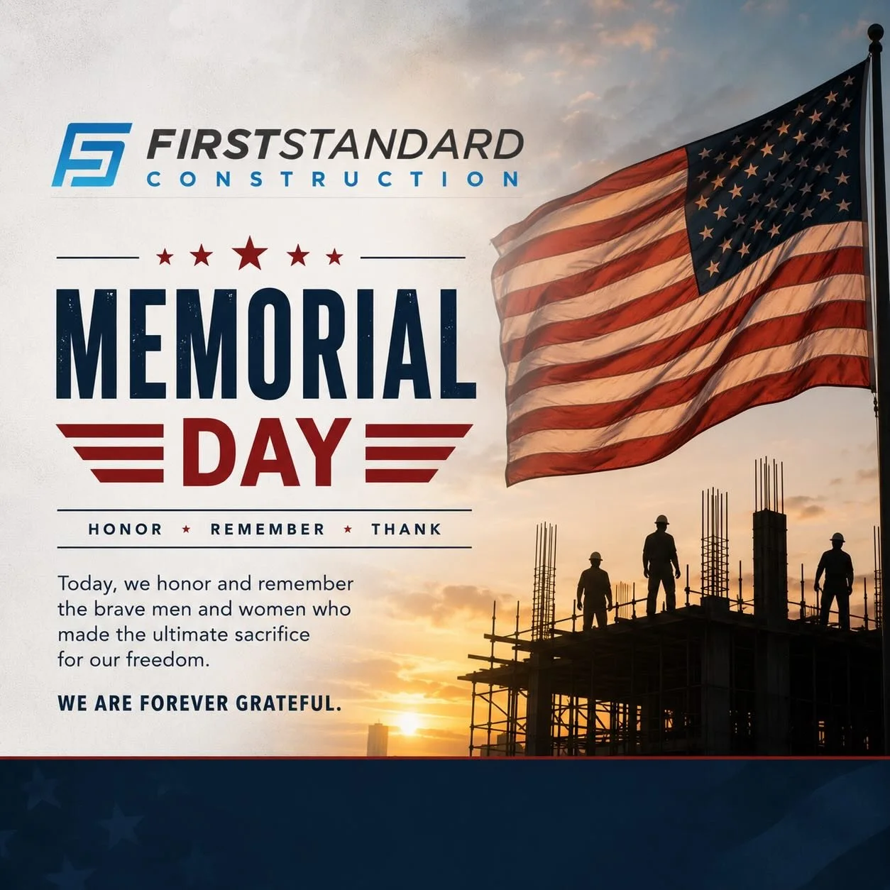 Today we honor the courage, sacrifice, and unwavering spirit of the men and women who gave everything for our freedom 🇺🇸
