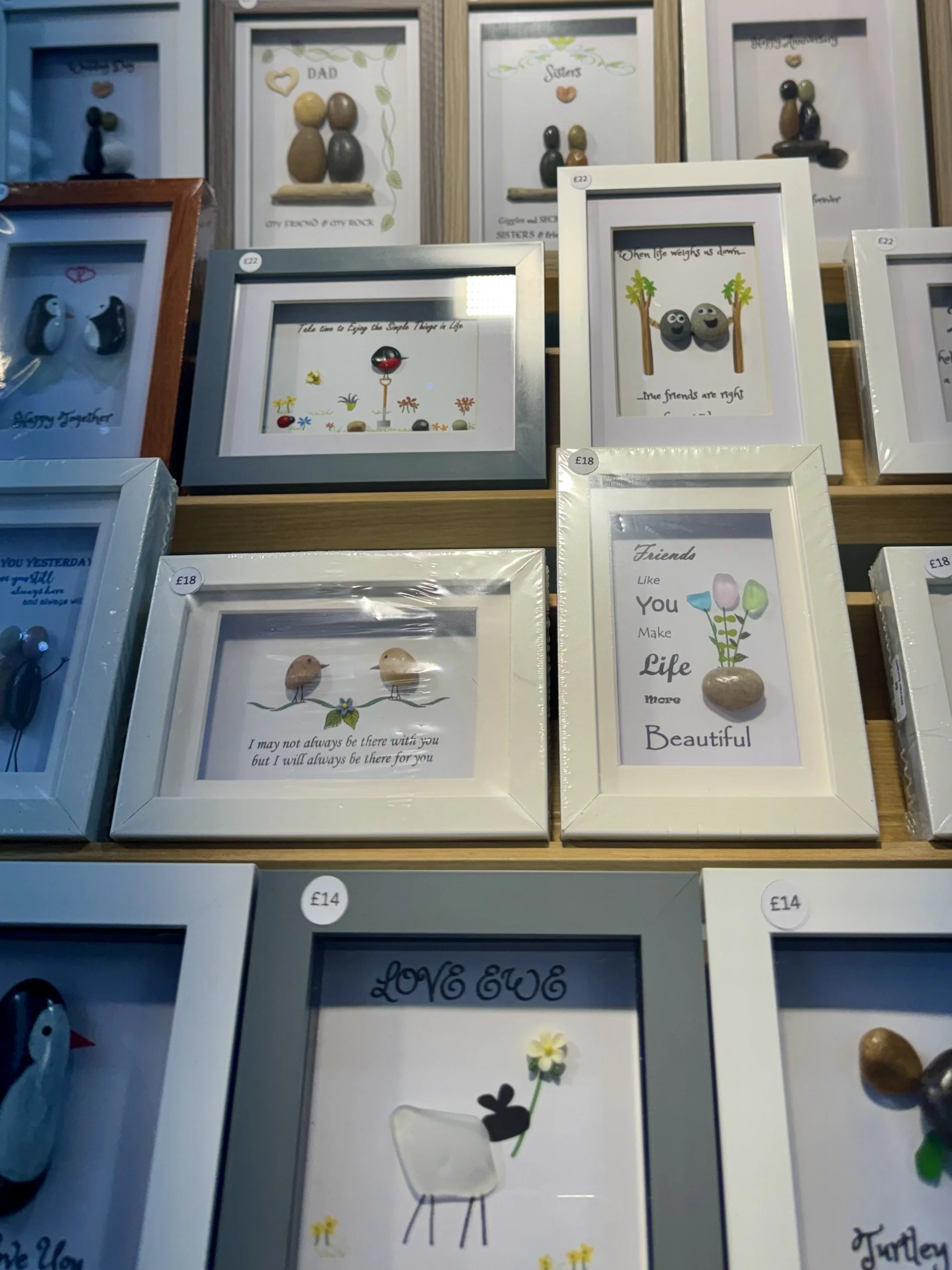 Pebble Art at Little Salty Seahorse