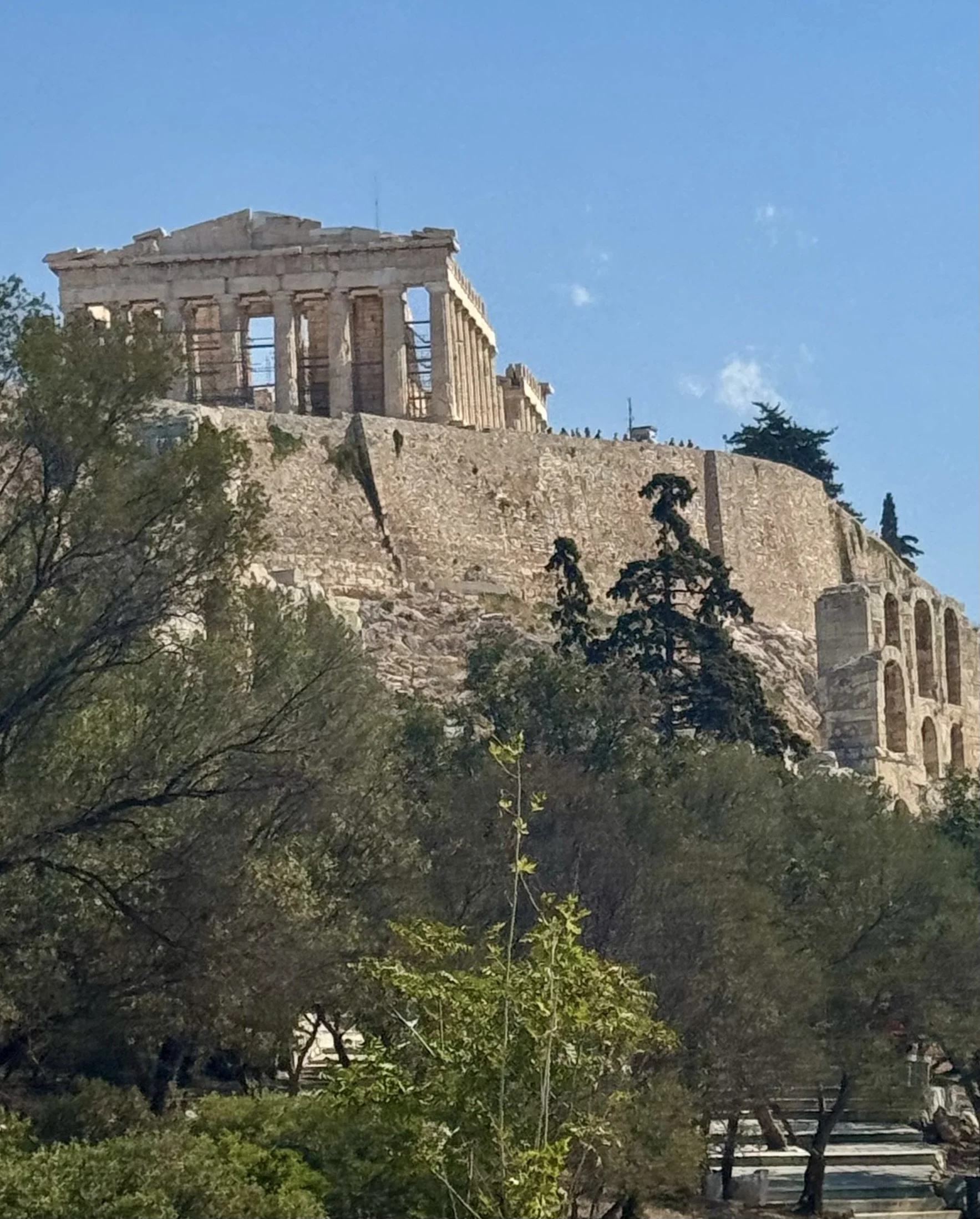 Acropolis in Athens and Handmade Shops & Artists
