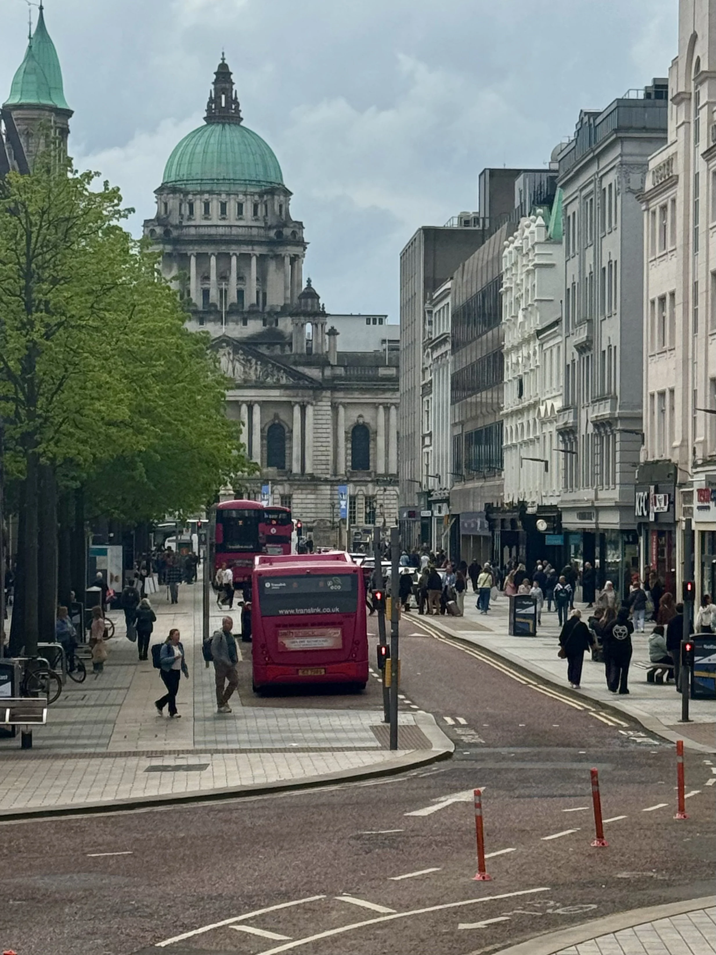 Belfast City Hall in Belfast Northern Ireland.
