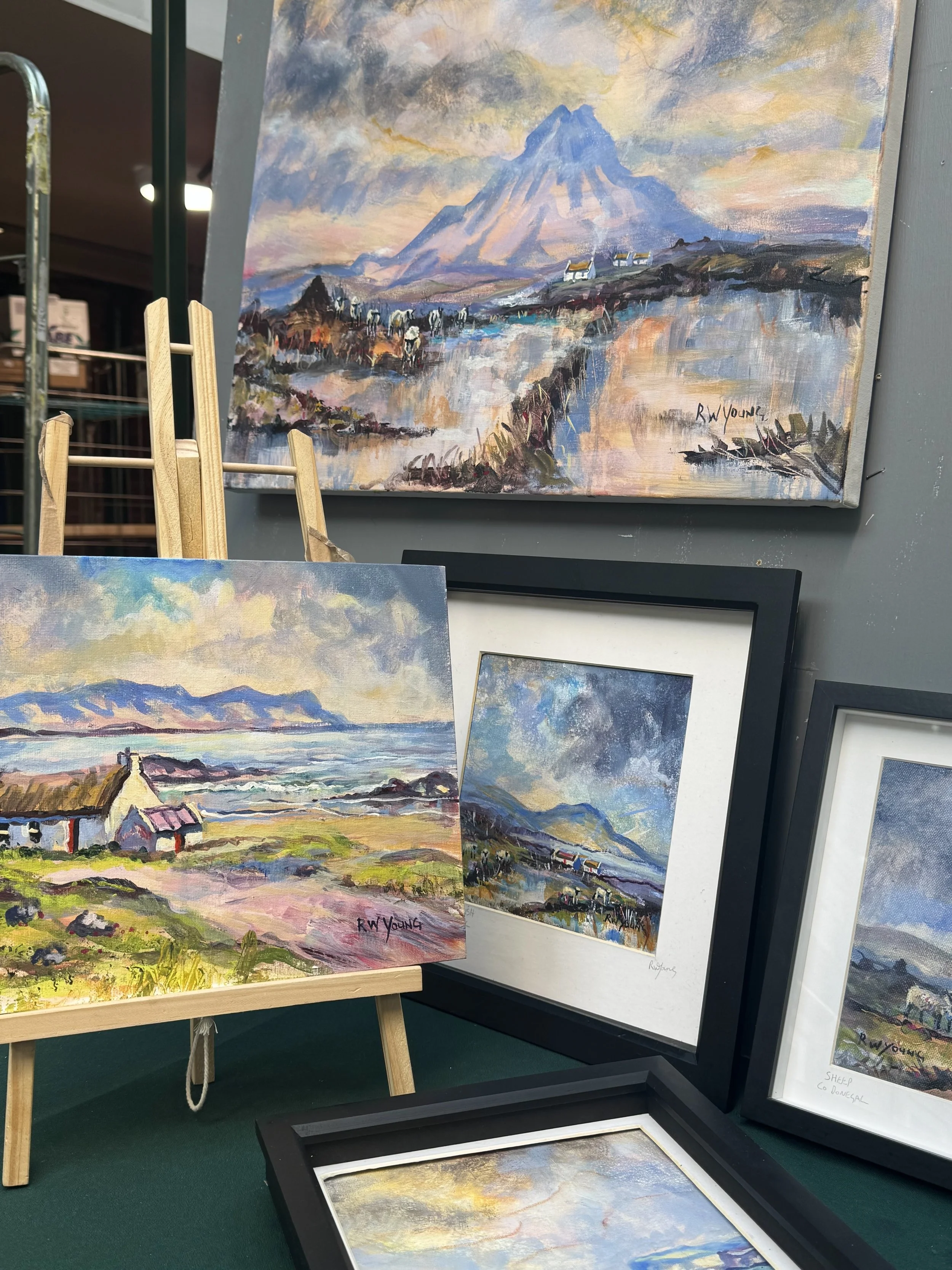 Belfast Landscape Paintings by R W Young