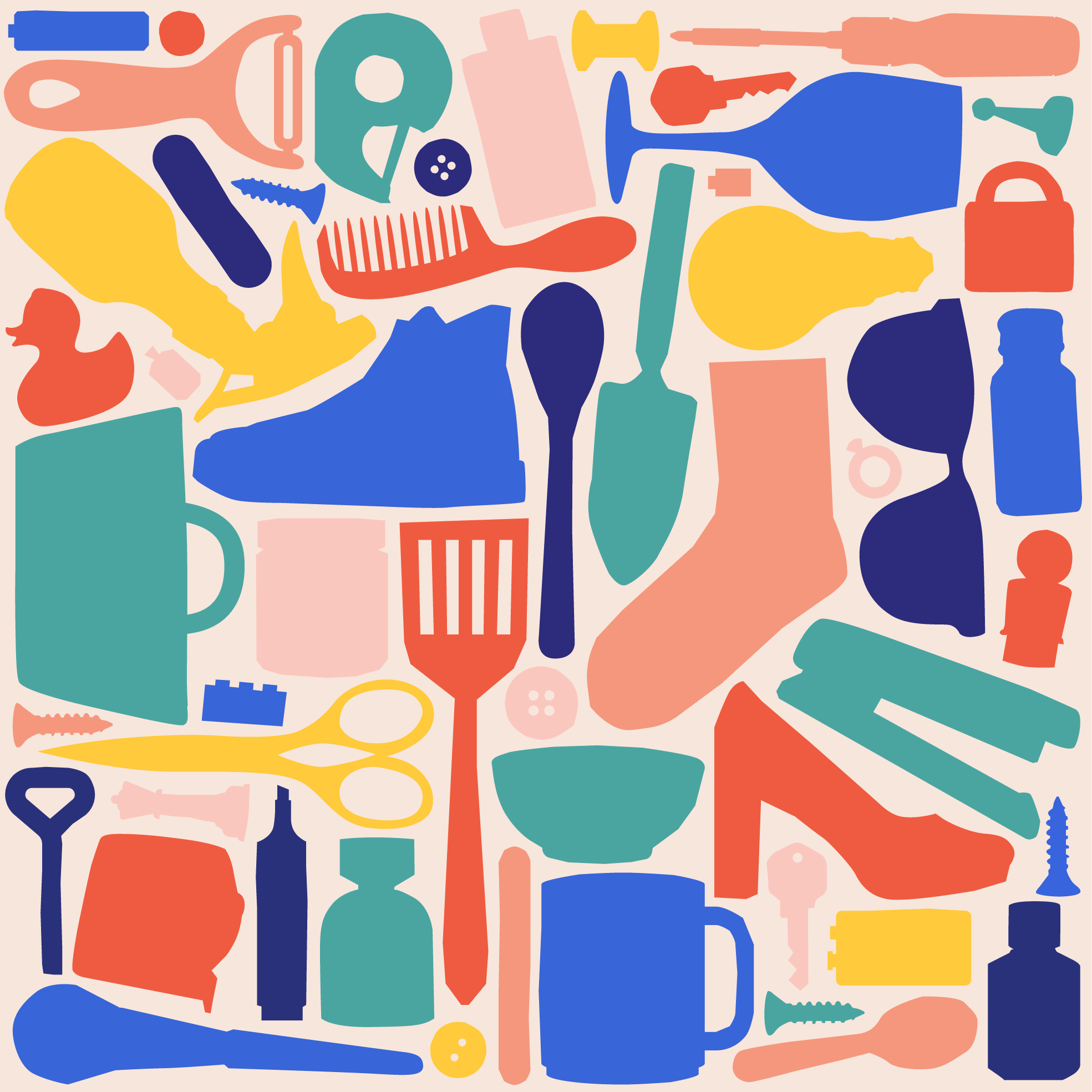 Pattern All Household Objects.png
