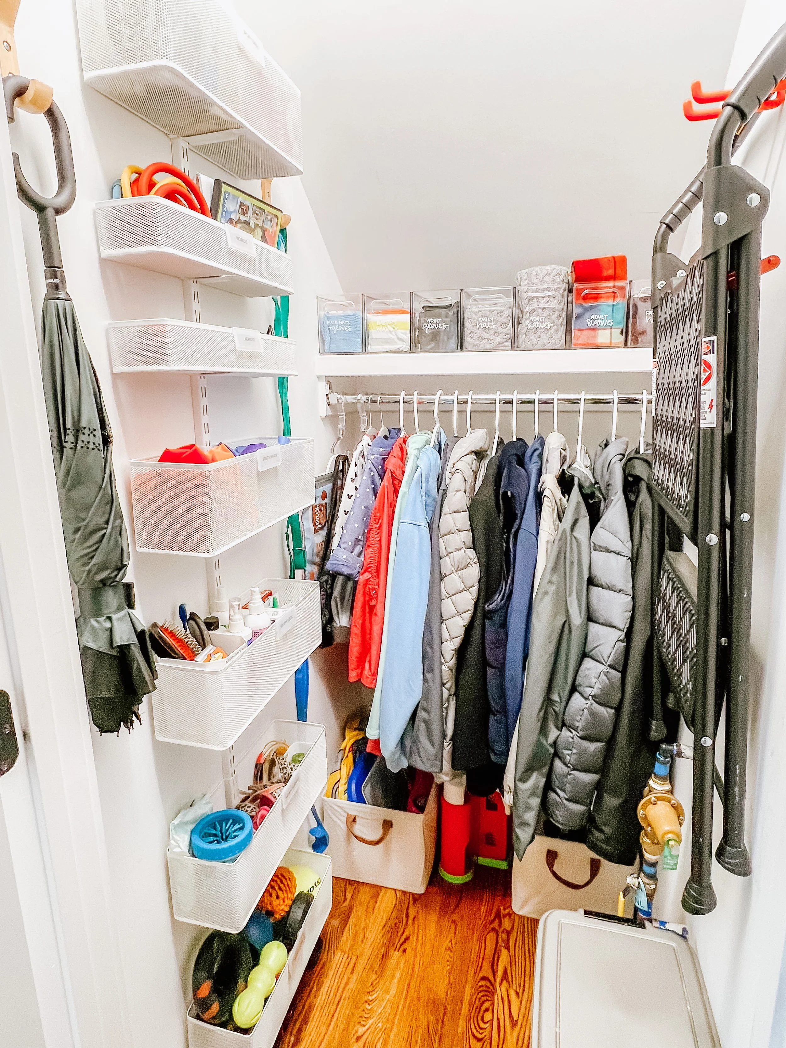 Winter Closet Organization Hack