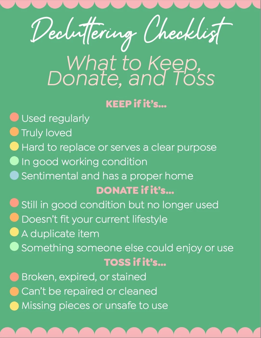 Decluttering 101: What to Keep, Donate, and Toss