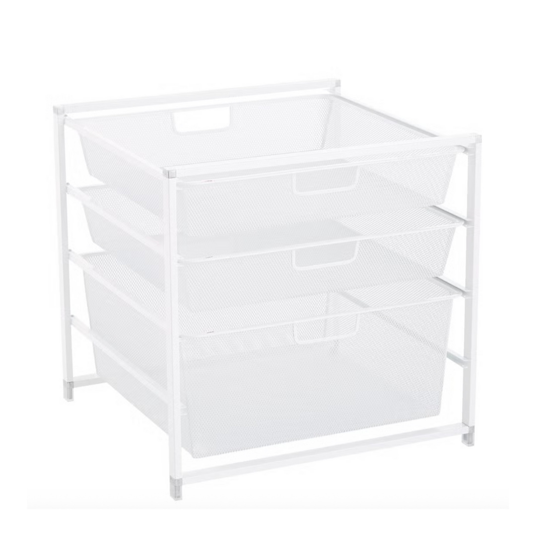 Medium Cabinet Drawer Solution White