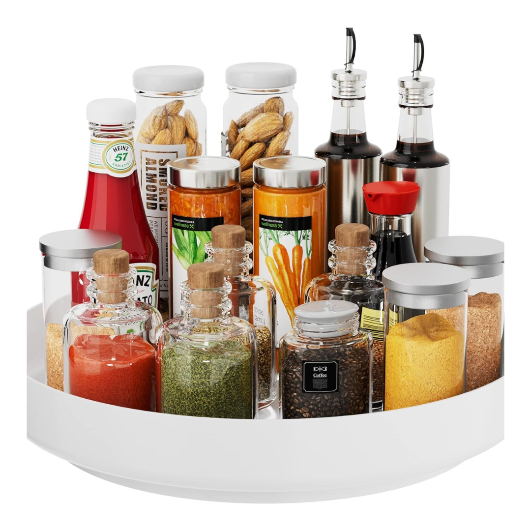 large white turntable