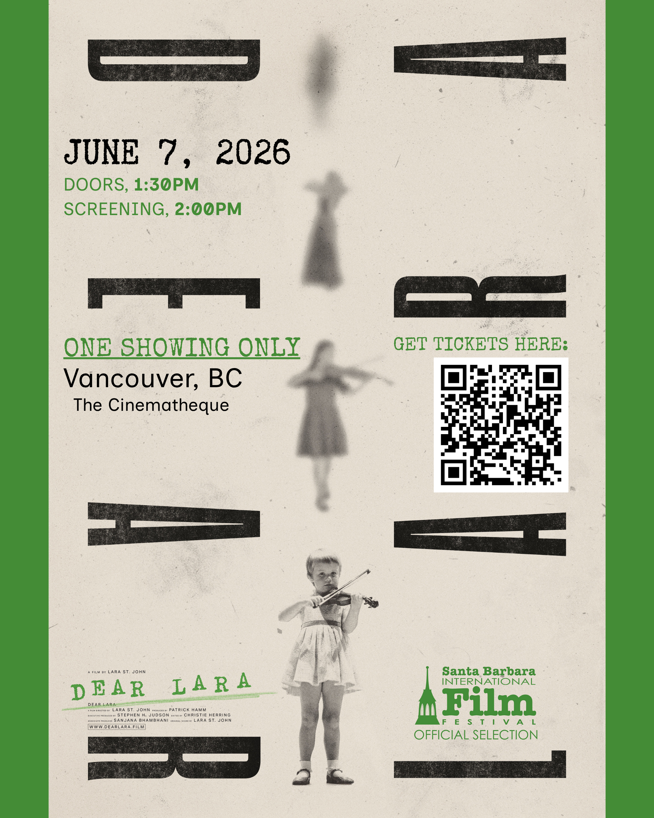 Allegra Presents: DEAR LARA Film Screening