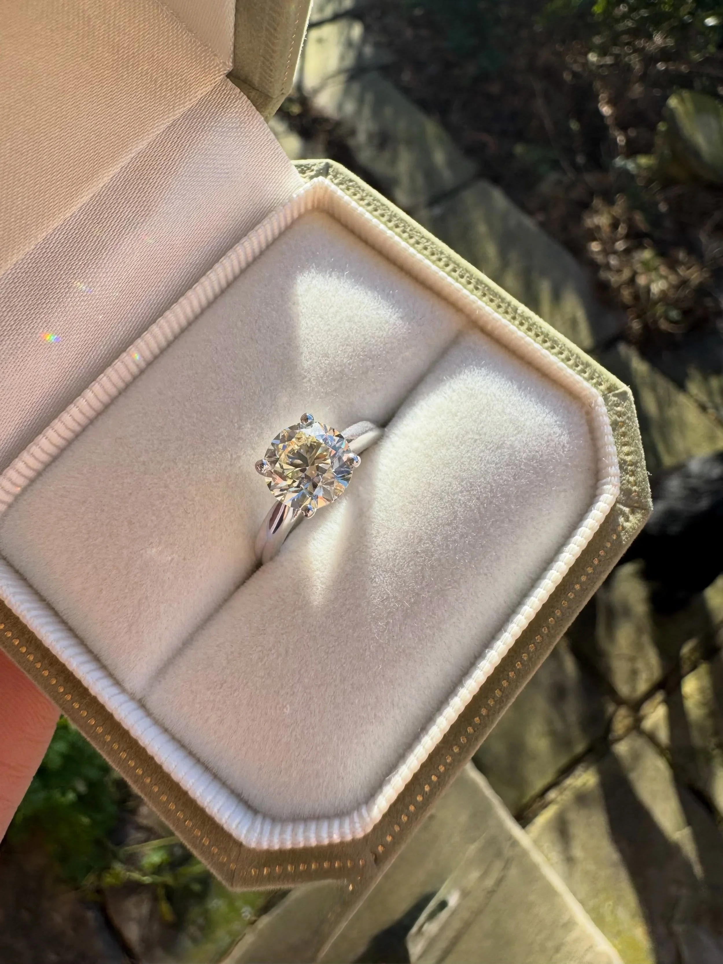 Designing an engagement ring is one of my favourite parts of my job, and I feel like it&rsquo;s an honour to be involved in such an important moment in their life.