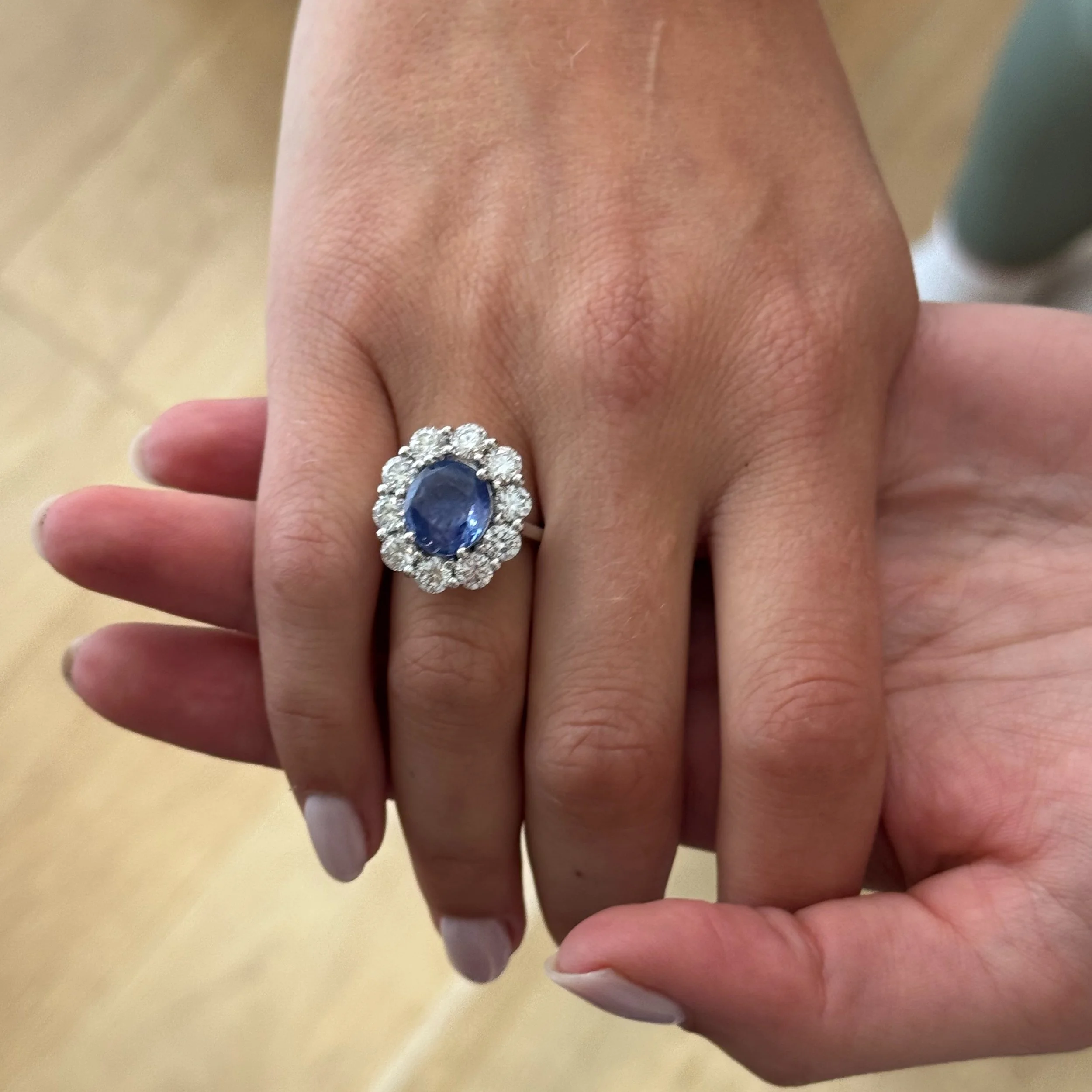 This sapphire and diamond engagement ring was redesigned to give the original stones a new look while keeping the elements that made the piece special in the first place.

Remodelling is a wonderful option for jewellery that you love sentimentally bu