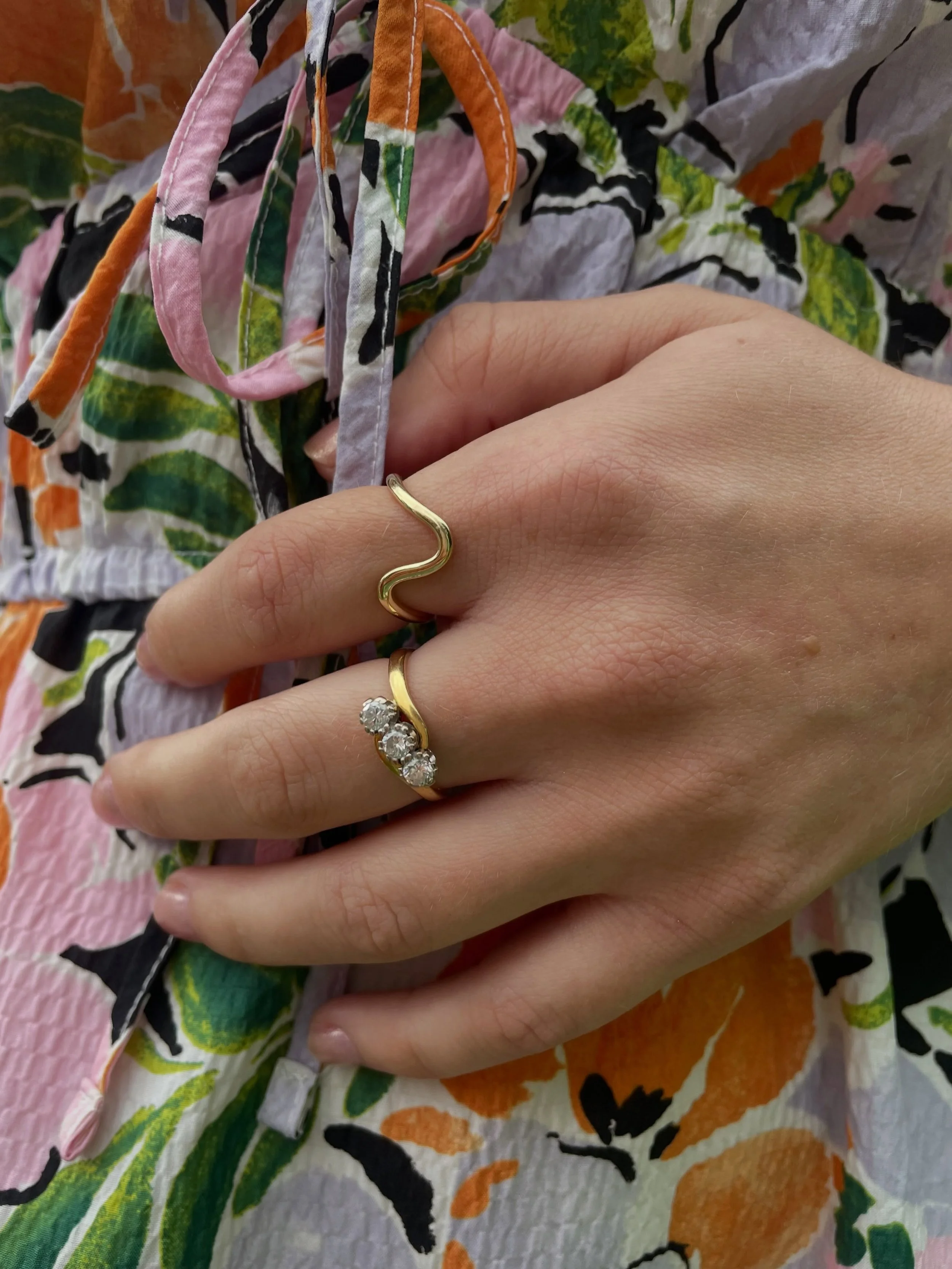 As much as I love creating jewellery, I also love sourcing antique pieces for clients. This beautiful antique three stone diamond ring was found recently for a client at auction.

If you like the idea of finding something at auction, but don&rsquo;t 