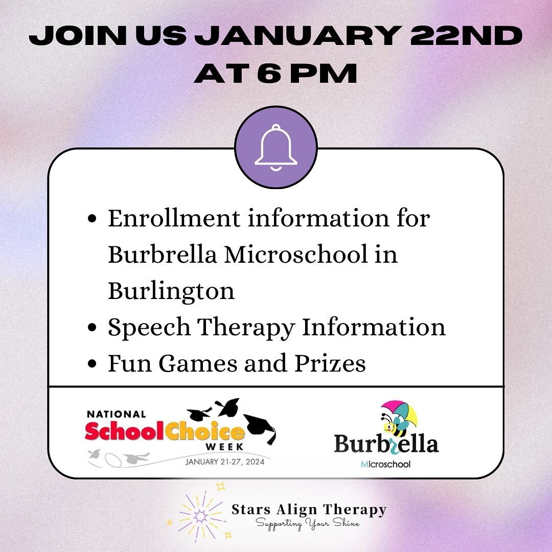In honor of National School Choice Week, we&rsquo;re teaming up with Burbrella Microschool to host an open house event! RSVP at the link in our bio! 

Image Description in comments.