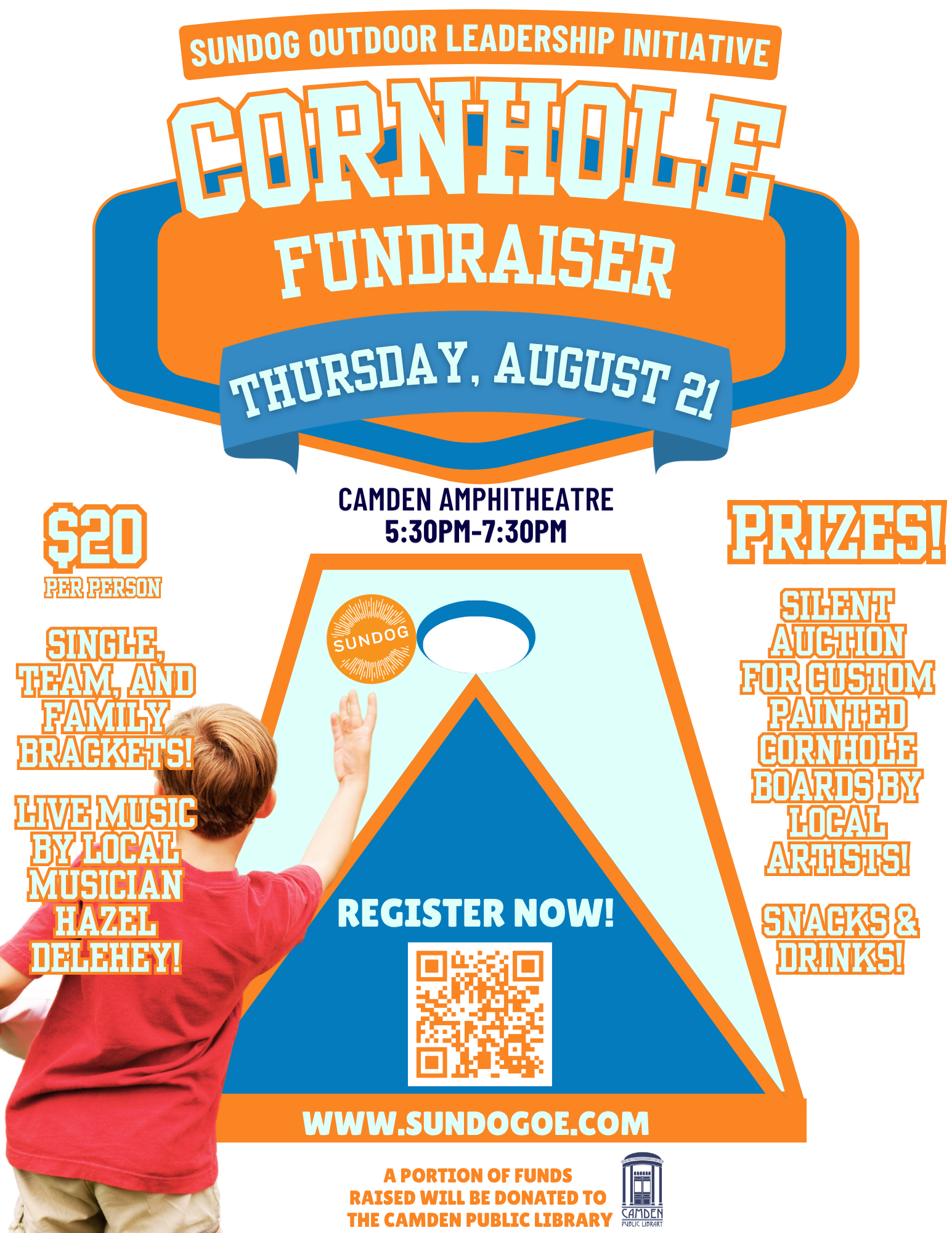 Sundog Outdoor Leadership Cornhole Fundraiser