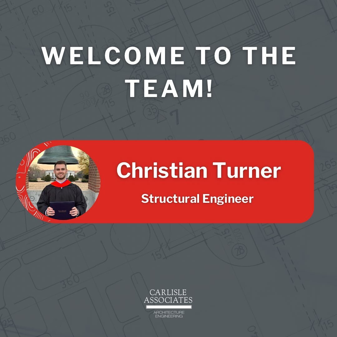 We are so excited to introduce the newest member of our team! Welcome to Carlisle Associates, Christian! 

Swipe to learn more about Christian ➡️