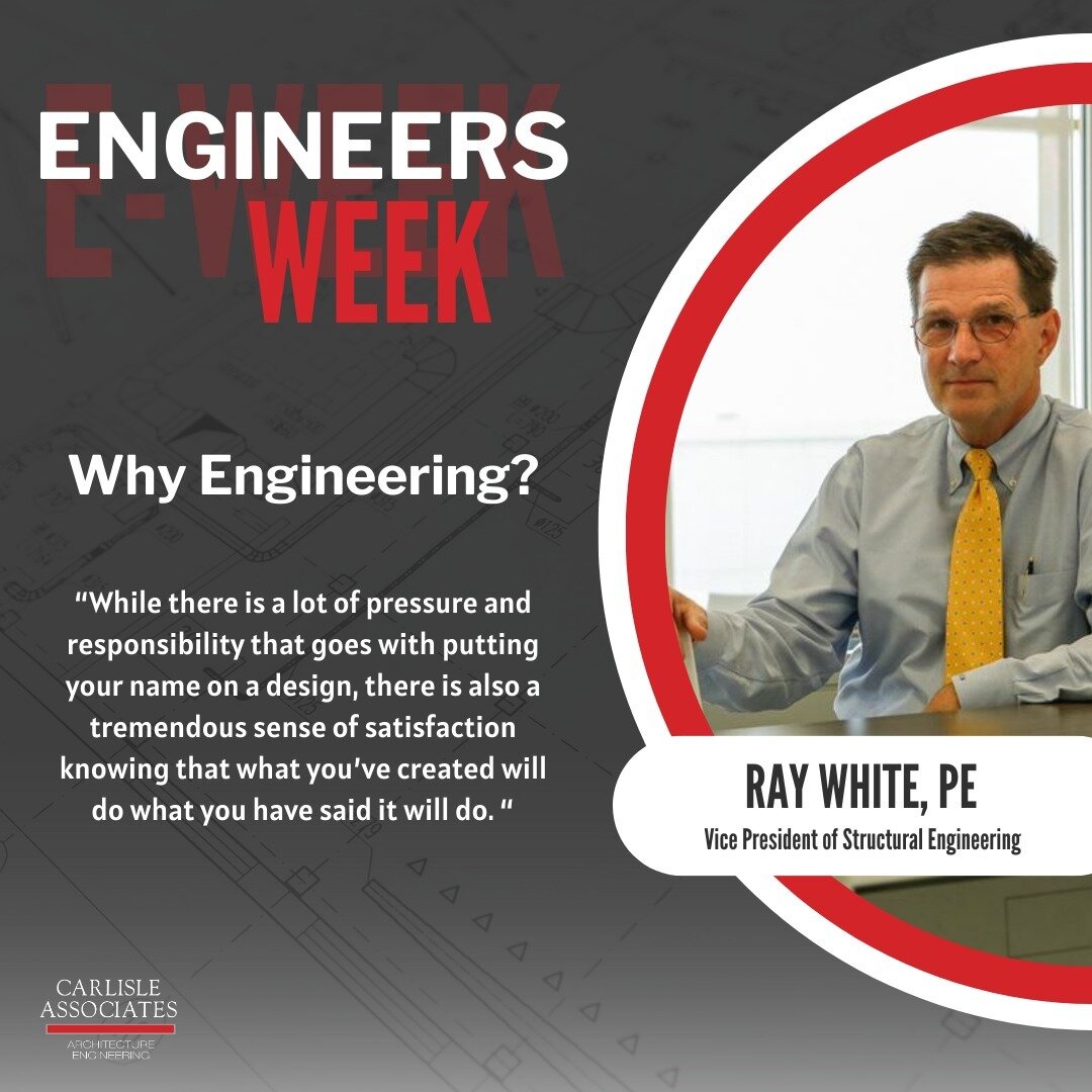 Happy Engineers Week!

To celebrate E-Week we asked our engineers to answer the question, &quot;Why Engineering?&quot;

&ldquo;From almost the very beginning when I designed my first beam, the thought occurred to me that as long as I worked within th