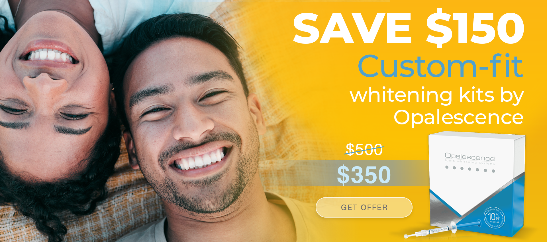 Custom fit whitening kit by Opalescence