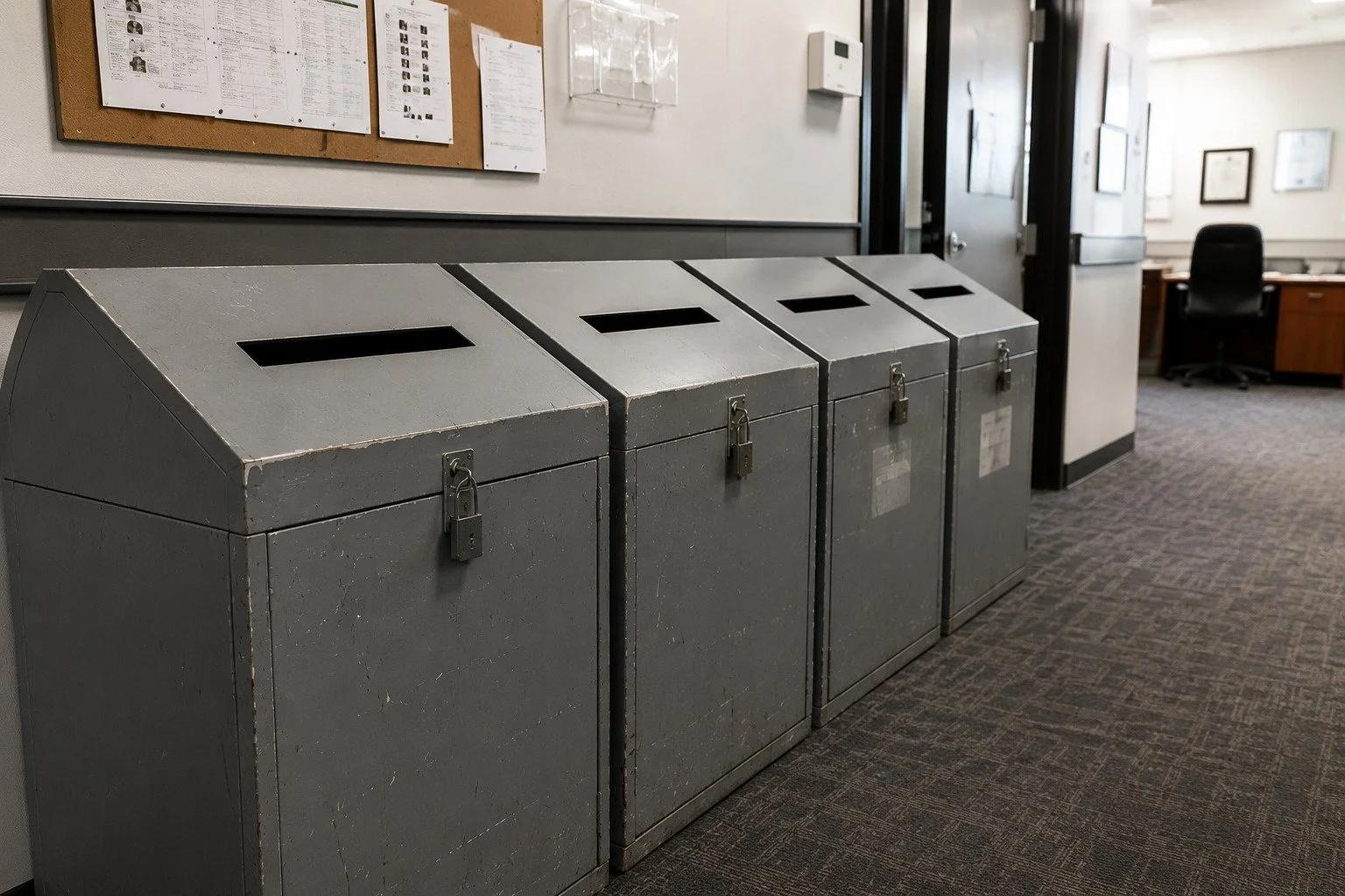 Secure Paper Bins