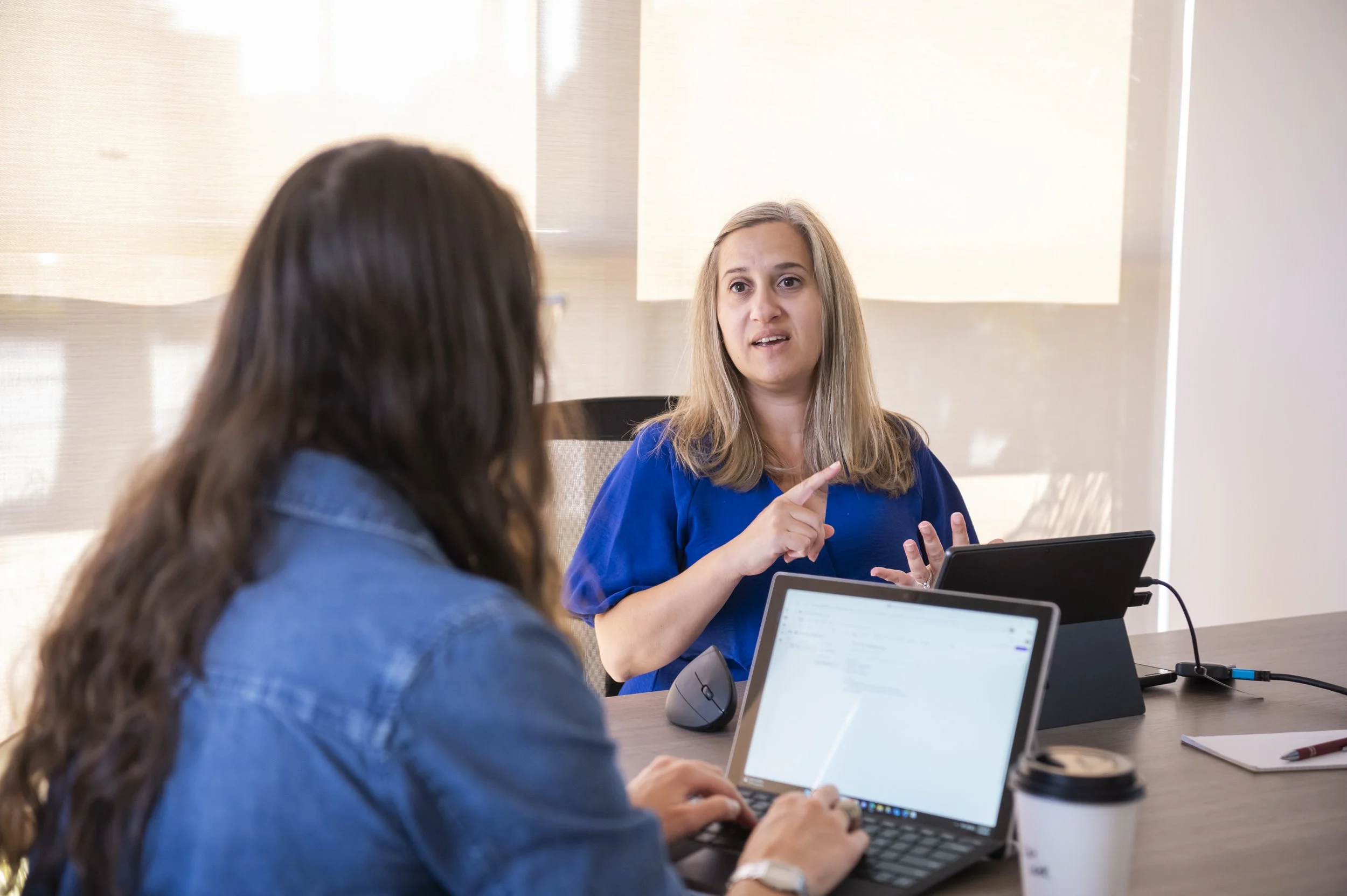 Excelerate's Co-Founder and CEO is a hands-on strategic project/program manager who works directly with her team.