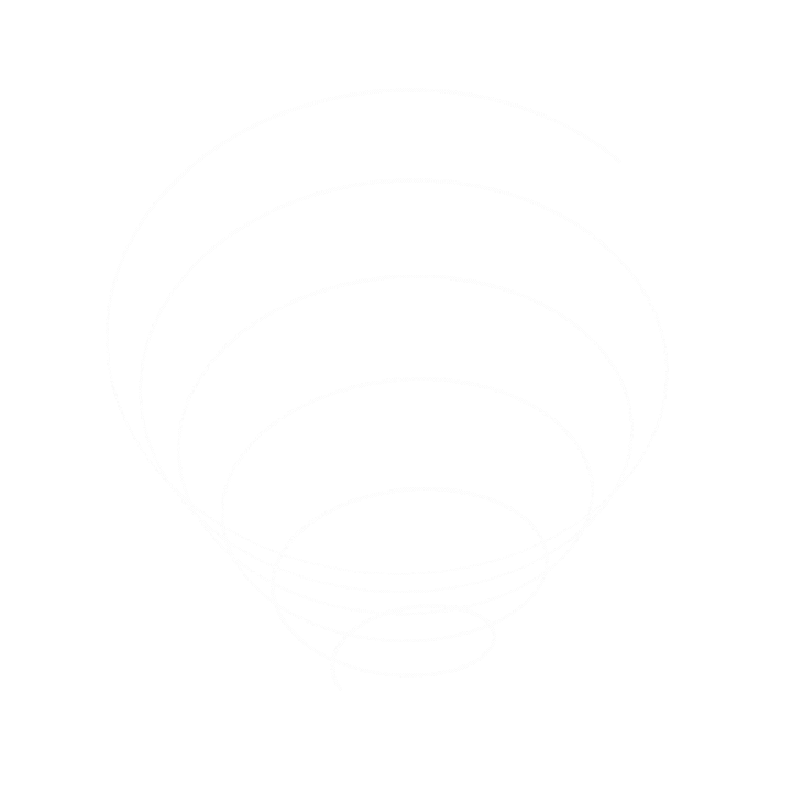 A Wi-Fi signal icon with 3 curved lines radiating outward from a small circle.