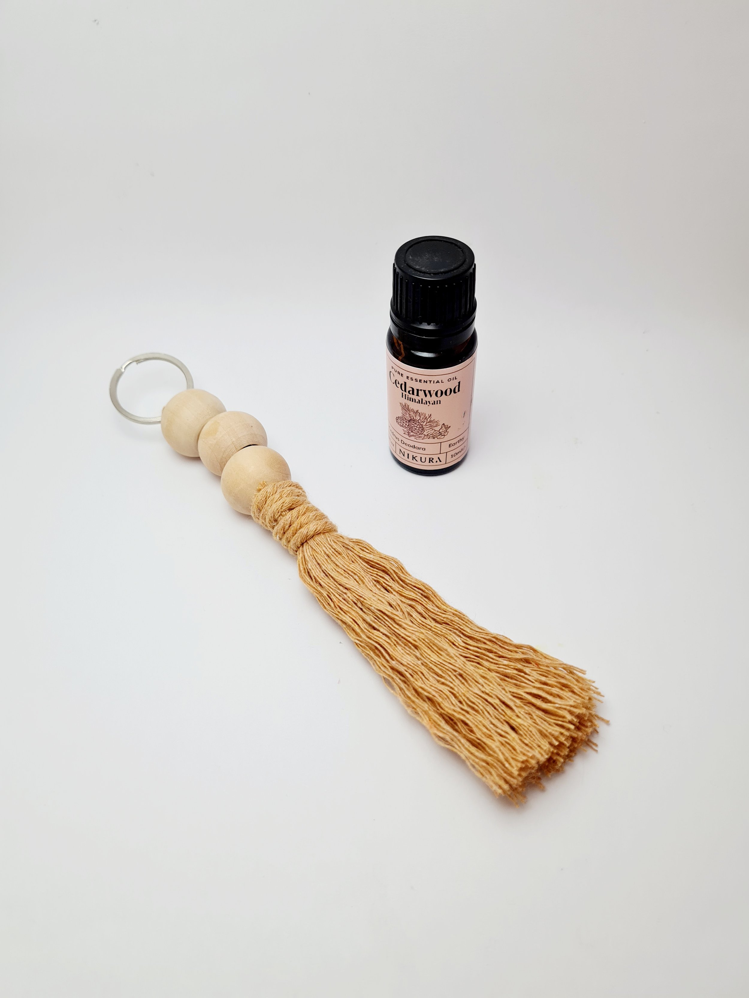 ECO FRESHLY -The Original Car Air Freshener Diffuser Wood Beads The Blossom Hut sand