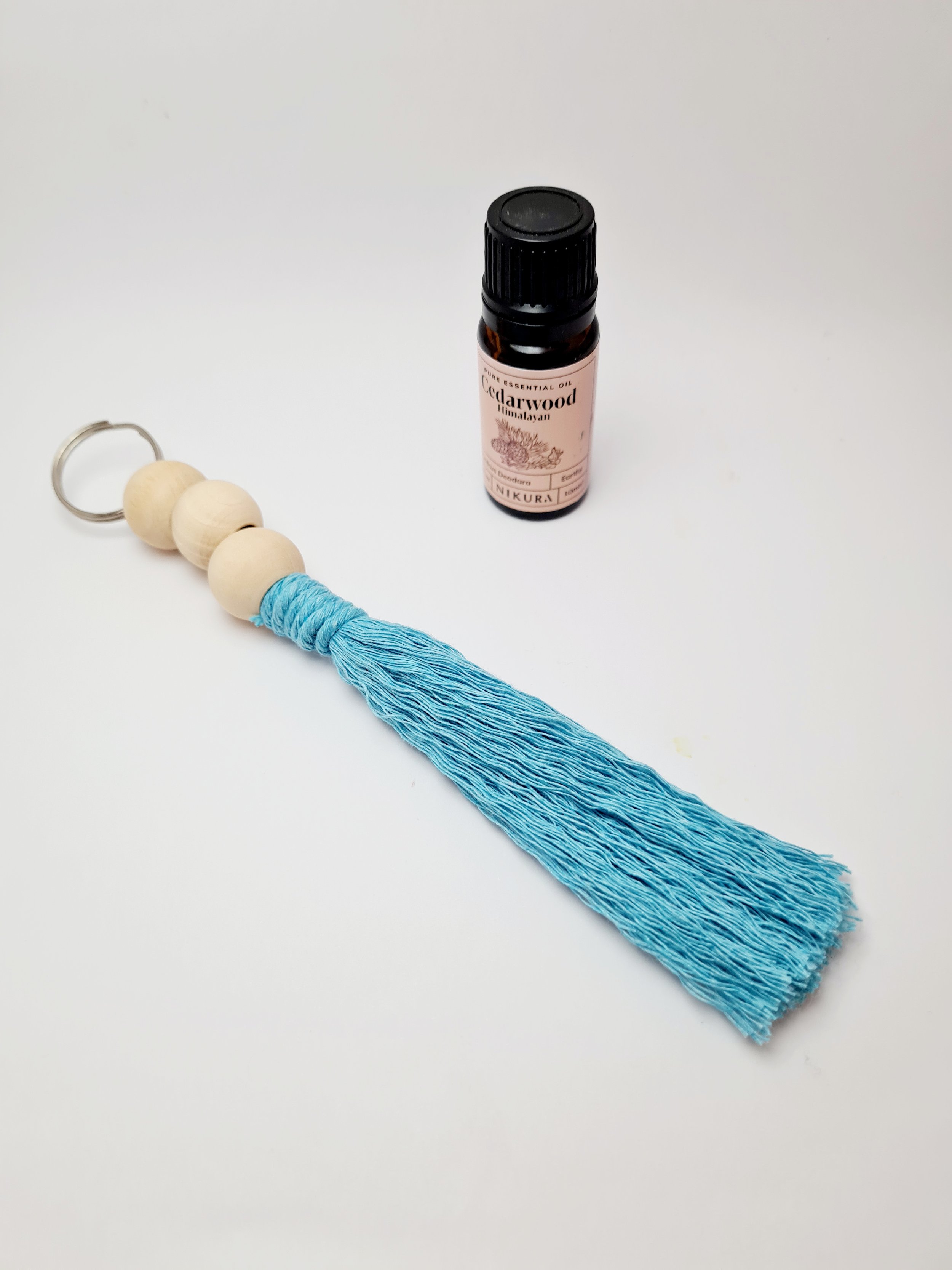 ECO FRESHLY -The Original Car Air Freshener Diffuser Wood Beads The Blossom Hut baby blue