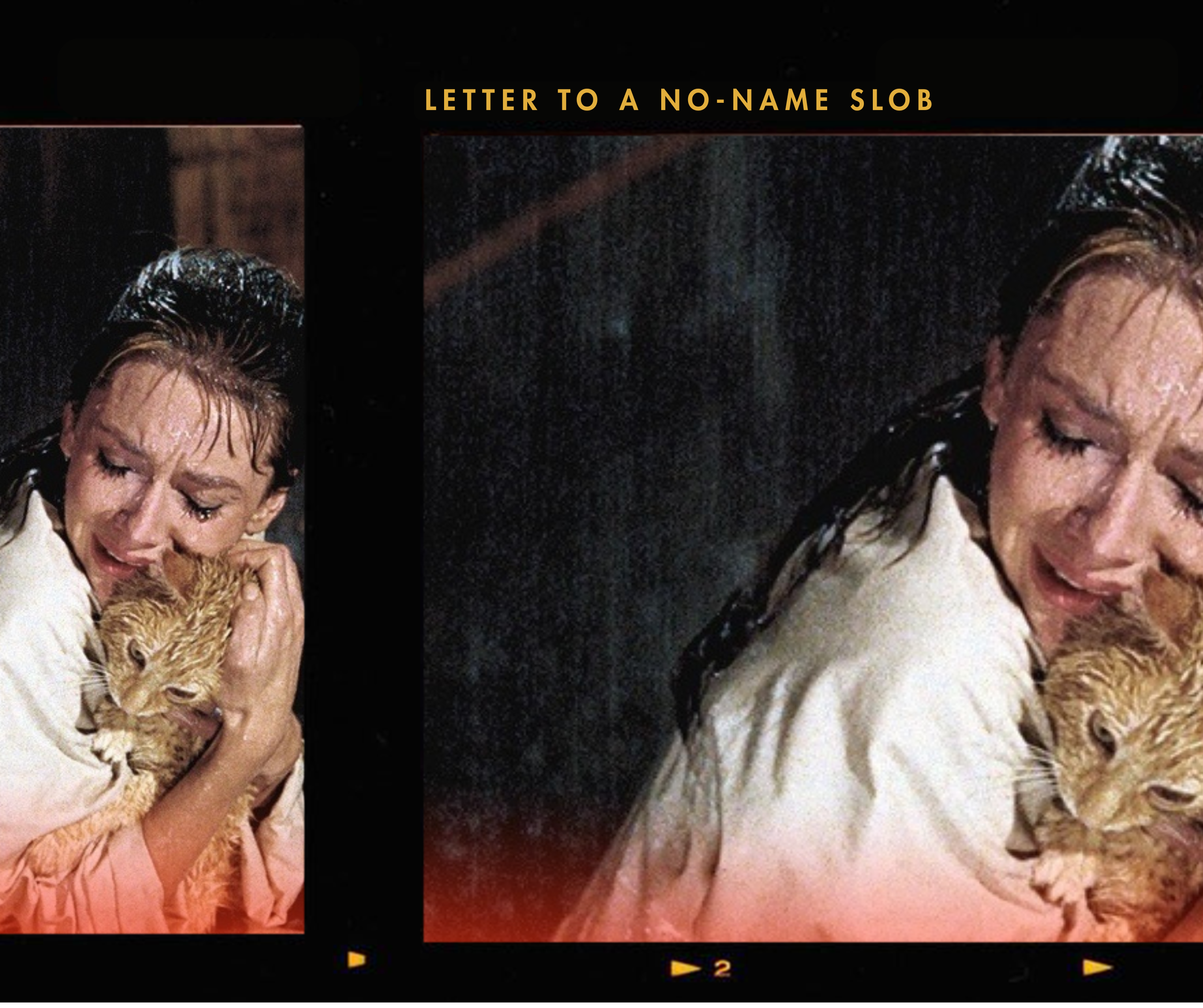 Letter to a no-name slob