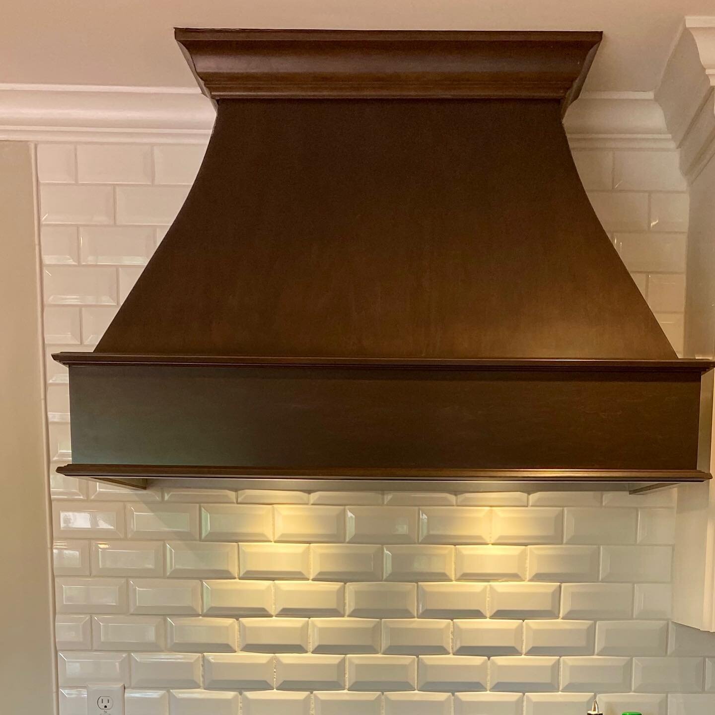 How amazing is this custom built range hood by Charles West our senior cabinet builder at Cormans.  The detail is amazing.  If you dream it, we can build it, or I should say Charles can build it!!