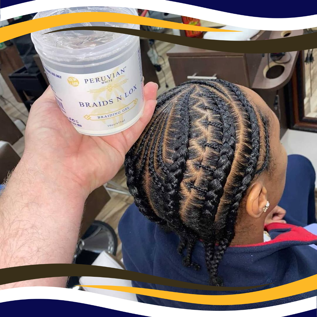 It All Starts with a Clean Part: The Power of Peruvian White Braids N Lox Gel