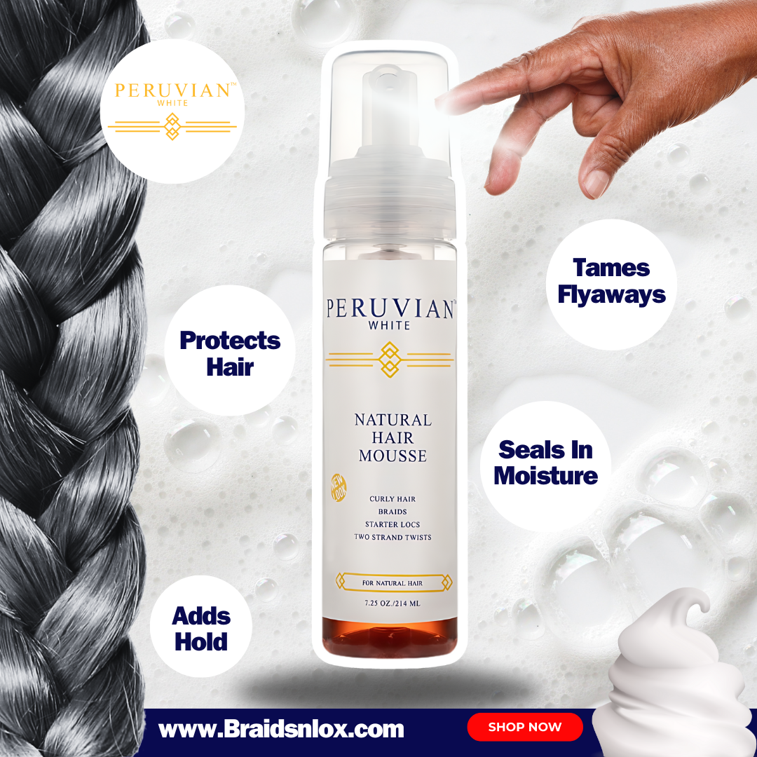 Define, Protect & Shine: Why Peruvian White Natural Hair Mousse is a Game-Changer