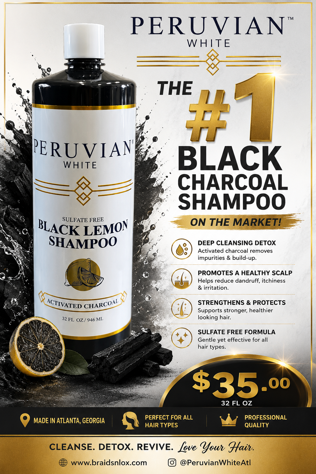 Why Peruvian White Black Lemon Therapeutic Shampoo Is One of the Best Shampoos for Braids &amp; Locs