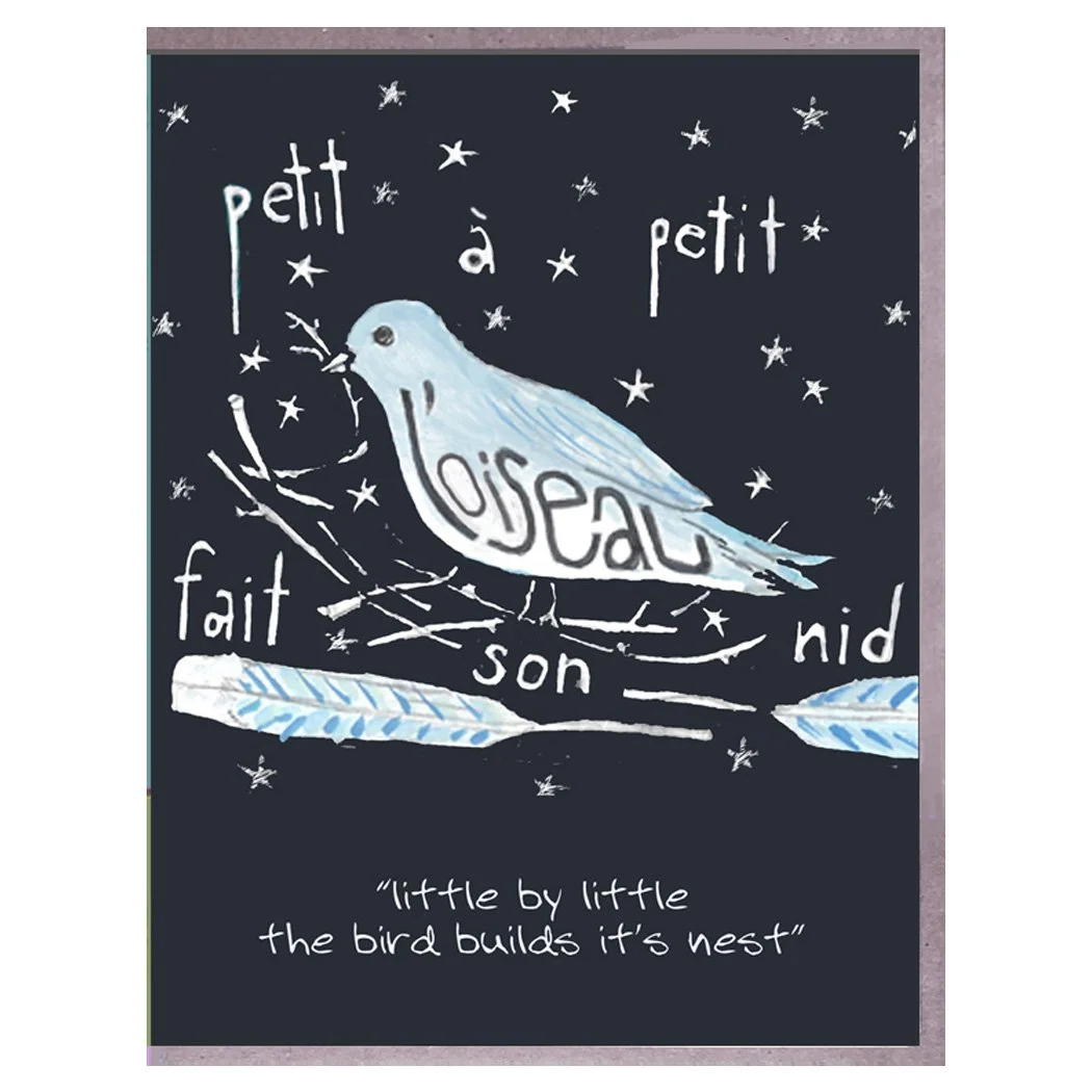 nest bird. card. brenda olson