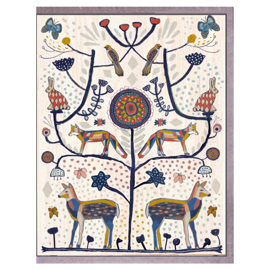woodland animals. card. brenda olson