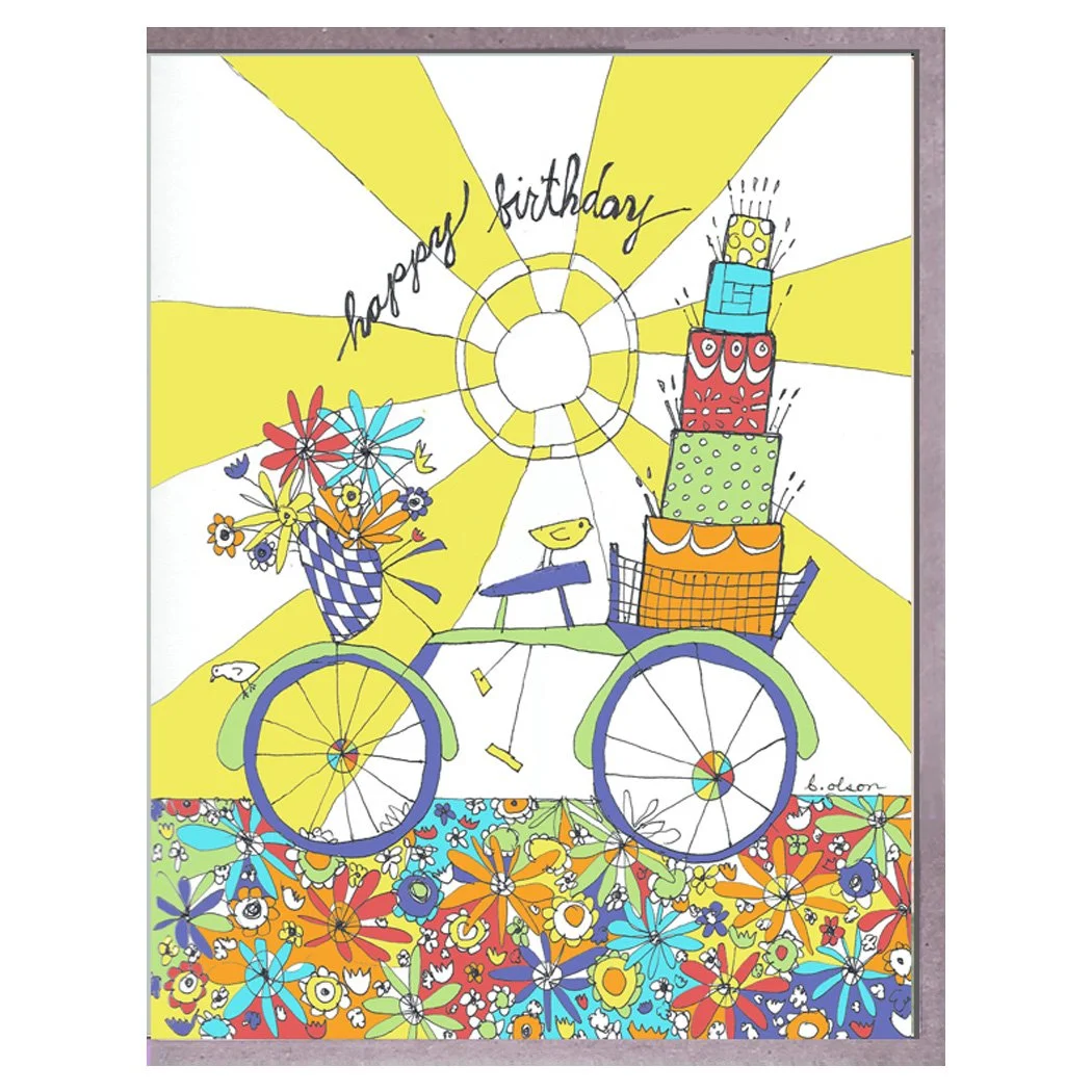 bike sunshine-hb. card. brenda olson