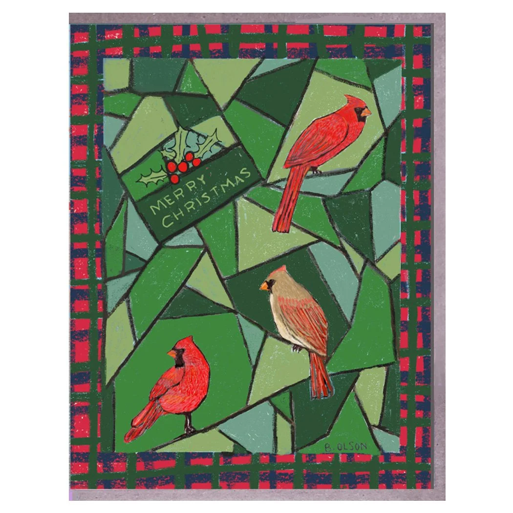 cardinals green red. card. brenda olson