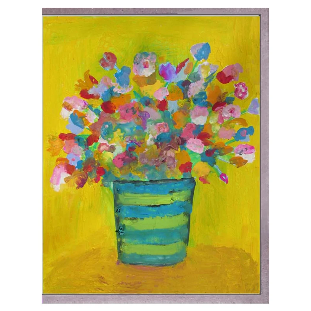 yellow flowers. brenda olson