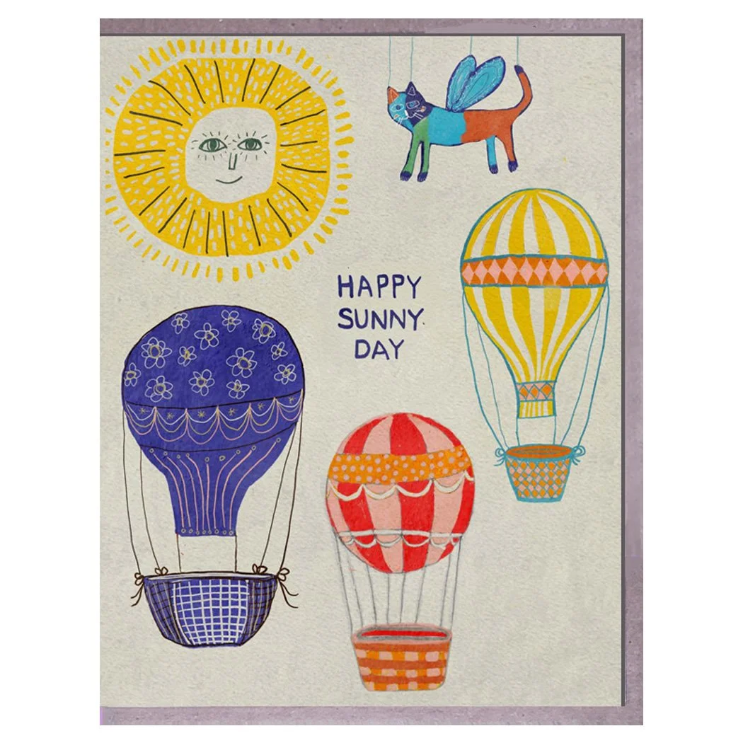sunny day balloons cat. card. brenda olson