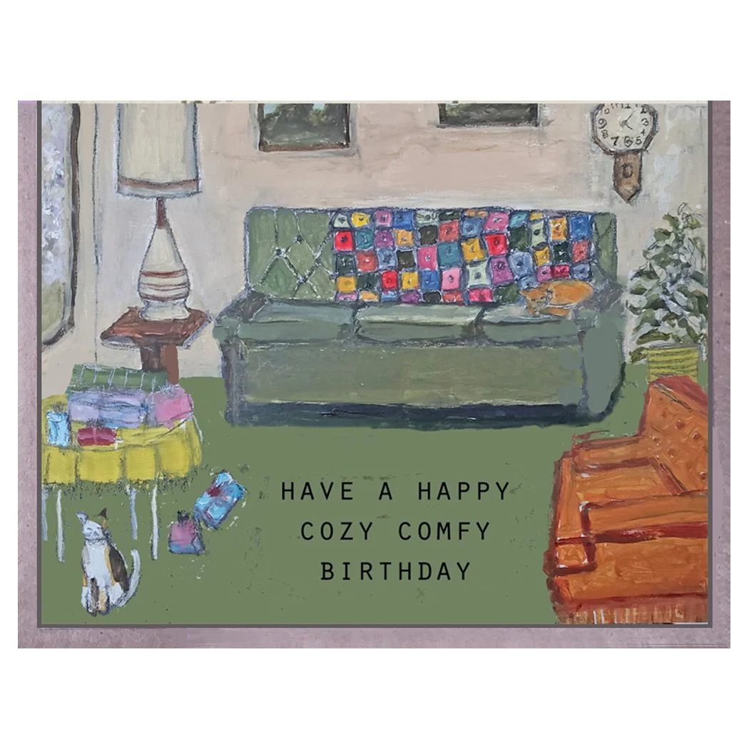 cozy couch hb. card. brenda olson