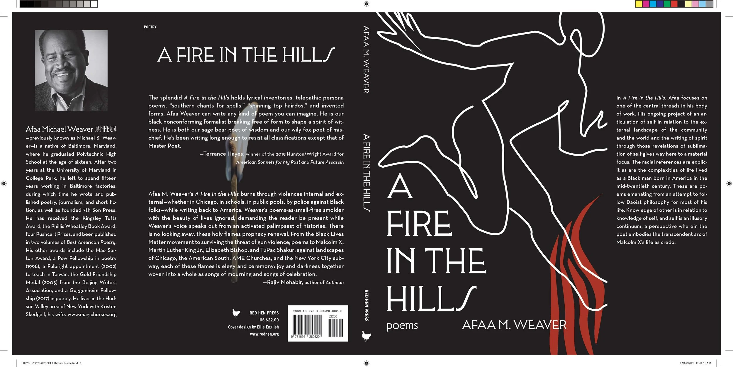 Full dust jacket I illustrated and designed while interning at Red Hen Press.