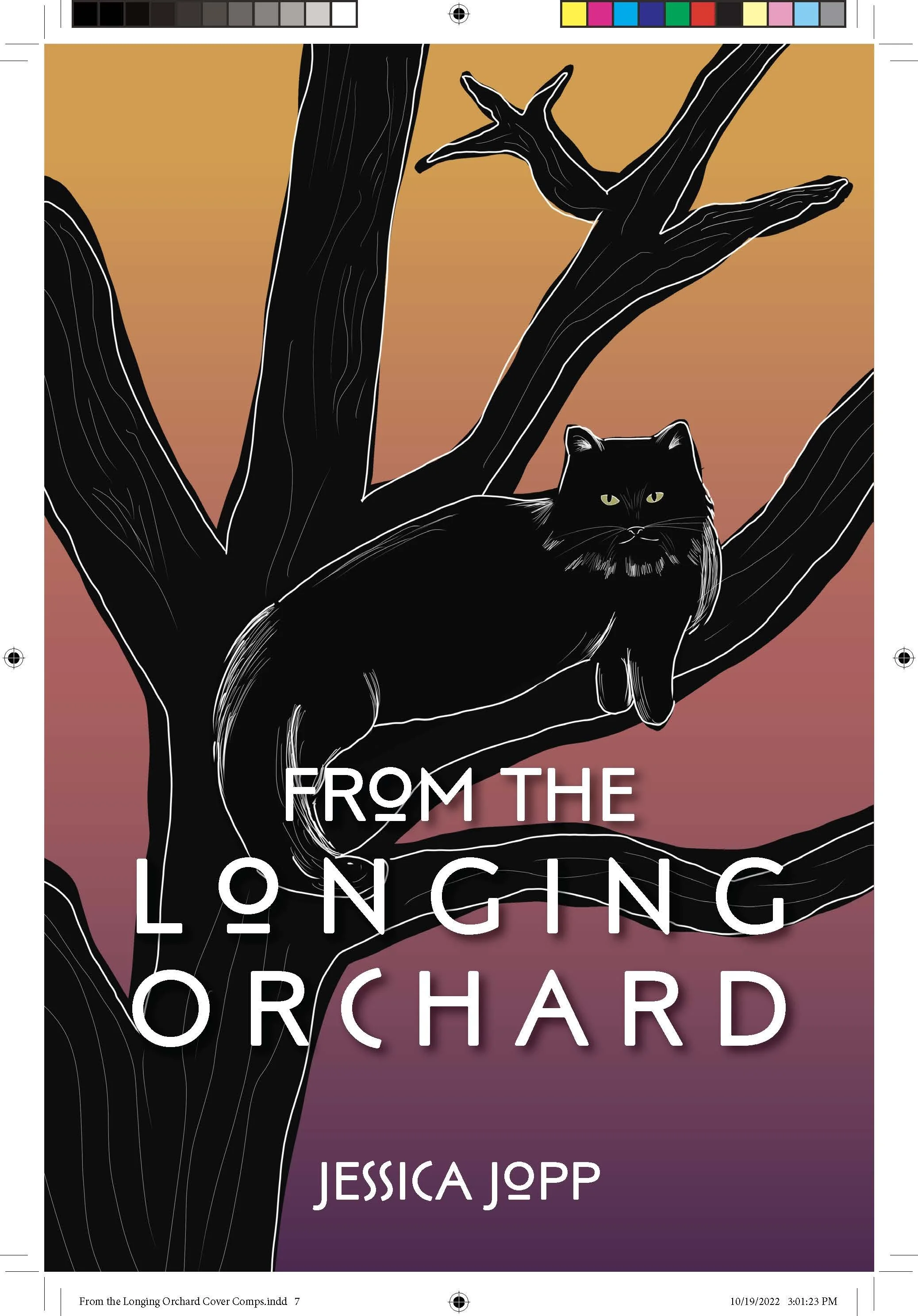 One of many comps created for the "From the Longing Orchard" project I worked on while interning with Red Hen Press. 